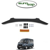 Resim Eurocap Ford Transit Ön Kaput Koruyucu Rüzgarlık 3Mm Abs 14-18 Eurocap