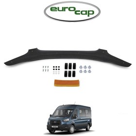 Resim Eurocap Ford Transit Ön Kaput Koruyucu Rüzgarlık 3Mm Abs 14-18 