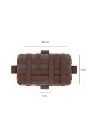 Resim The Hammal By 2k Telefon,kalem Ve Aksesuar Taşıyıcı Ajanda Ve Defter Organizeri,kaydırmaz Lastikli,vegan,11x21,5 Cm. Kahverengi 