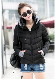 Resim Barbora Günlük Su Geçirmez Kışlık Şişme Kadın Mont 801Siyahe 