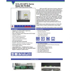 Resim Teknovasyon Arge Havensis 80A 200V Mppt Solar Şarj Kontrol 