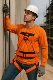 Resim Essafe Safeset Paraşüt Tipi Bel Bacak Omuz Destekli Emniyet Kemeri 