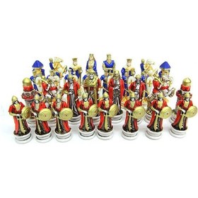 Resim Satranç Taşı Polyester Büyükboy Alaaddin Haçlı Dekoratif Hediyelik 