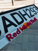 Resim PLAKALIK RED BULL 3D MODEL TAKMATİK PLEKSİ LAZER KESİM (ÇİFT) 
