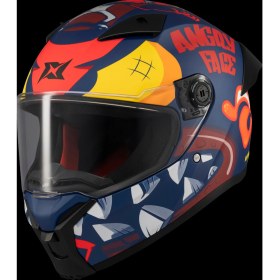 Resim Axxis Fenix Angry Face Mat Kırmızı 