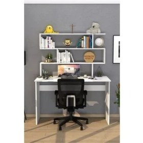 Resim Moonlife Kaya Kitaplıklı Çalışma Masası 