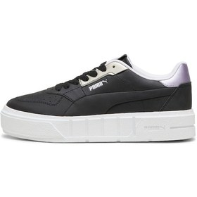 Resim Puma Cali Court Glow-up Kadın Spor Ayakkabı 398829 02 Siyah 