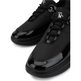 Resim Tamer Tanca Kadın Suni Deri/tekstil Siyah Sneakers & Spor Ayakkabı 1172 Onl-07 Bn Ayk Sk25-26 Sıyah Siyah 