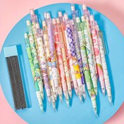 Resim 10 Adet Canlı Karikatür Otomatik Kalemler 0.5mm HB Kurşun - Pürüzsüz, Dağınıklık Olmayan Yazım, Bileme Gerektirmez, Hafif & Dayanıklı Plastik, Çeşitli Tasarımlar, Kalem Tutucu 