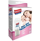 Resim Koroplast Anne Sütü Saklama Poşeti 25'li 10 x 22 CM 