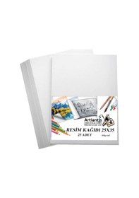 Resim Karakalem Eskiz Çizim Seti Durolit Seti 25x35 Cm Duralit 1 Adet 25x35 Resim Kağıdı 25 Adet Mandal Metal 4 Adet 
