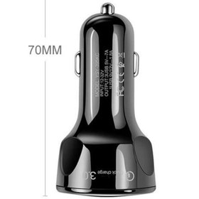 Resim 55w 3 Port Usb Araç İçin Telefon Şarj Cihazı 3 Girişli Çakmaklık Adaptör-31a Pd 20w Qc 30 Lisinya 