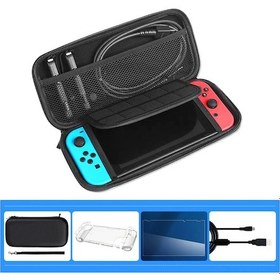 Resim Lemestar Nintendo Switch Taşınabilir Çanta Seti - Ekran Koruyucu, Kabuk Ve Usb Kablolu 
