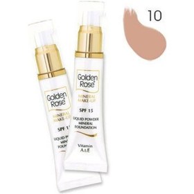Resim Golden Rose Liquid Powder Mineral Fondöten No: 10 