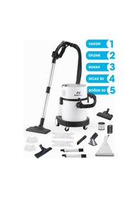 Resim Pirantech RLZ-208 4'ü 1 Arada 2400 W Buharlı Temizlik Robotu 