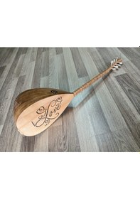 Resim BAĞLAMA LOVE DESENLİ UZUN SAP TAM SET SAZ 