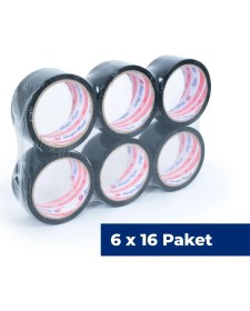 Resim Nuga 45 mm x 40 mt Siyah Koli Bandı 96 Adet 