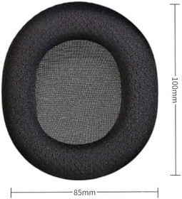 Resim Steelseries Arctis 7/Arctis 5/Arctis 3/Arctis 1/ Arctis Pro Kayıpsız Kablosuz Oyun Kulaklığı, Yumuşak Hafızalı Sünger ve Nefes Alabilir Örgü Kumaş Kulak Pedleri Minder (Siyah) 