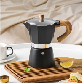 Resim PremiumPort Pratik 6 Cup Moka Pot, 300ML, Şık ve Dayanıklı Kahve Demleme Cihazı 