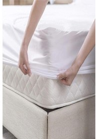 Resim Evony Tek Kişilik 90x200+30 Cm Micro Fitted Alez Sıvı Geçirmez Beyaz 