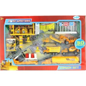 Resim Tankerli Metal Kamyon Seti 