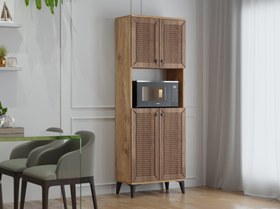 Resim Levent Dlp.0025-246, Naz Fırın Dolabı Atlantik Çam Ceviz 