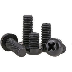 Resim M4 X15mm Plastik Civata Vida Siyah X 5 Adet Rf007 