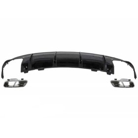 Resim Mercedes W117 Cla 45 13-15 Uyumlu Difüzör & Egzoz Seti - Silver Egzoz İle 