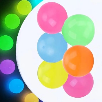 5 adet/Parlayan Tavan Yapışkanlı Hedef Topu Basınç Giderici Top, Kolay Temizlenir, Dayanıklı DIY El Sanatları, Aileler ve Mutfak Partileri için Uygun