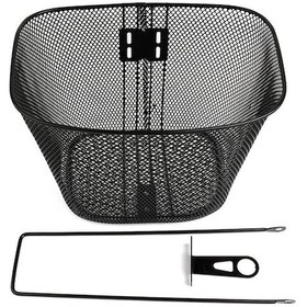 Resim Ön Sepet Kalın Telli - Bisiklet (24 Ve 26 Jant Bisiklet Uyumlu) 