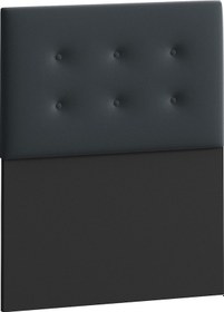 Resim Yatak Başlığı, Belgrad Başlık Antrasit 100x100 Cm 