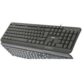 Resim Trust Ziva Usb Q Trk Siyah Multimedya Klavye 22176 
