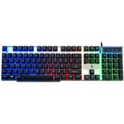 Resim Vobotek Teknoloji Frisby FK-G508QU Kablolu 3 Renk Işıklı Klavye 