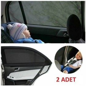 Resim Genel Markalar Opel Omega (1994-2004) Uyumlu ÖZEL 2'Lİ Oto Yan Cam Güneşliği, Arka Cam Güneşliği/Perde 