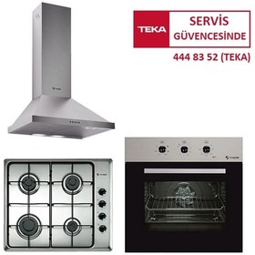 Resim Thor Ankastre Set (TO 663 SS + SSE 64600 KBC IX + ACW 63020 KOS IX) 