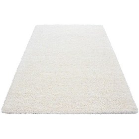 Resim Halı Yüksek Tüylü Düz Krem Kabarık Uzun Tüylü Shaggy Oturma Odası Halı 
