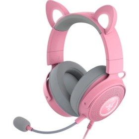 Resim Razer Kraken Kitty V2 Pro RZ04-04510200-R3M1 Pembe RGB USB Kablolu Kulak Üstü Oyuncu Kulaklığı Teşhir 