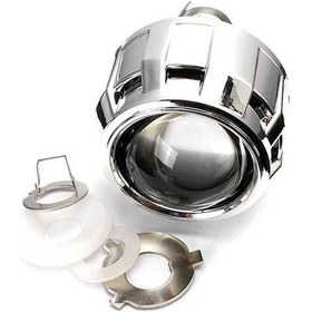 Resim Pazly Gümüş 2.5 İnç Bi-xenon Projektör Lensi H1, H4, H7 K11581 Farlar İçin 