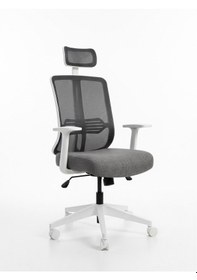 Resim Zeon Büro Ofis Sistemleri // Comfort White Yönetici Koltuğu Ofis Çalışma Koltuğu Beyaz 