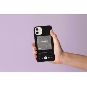 Resim Flashy Shop Iphone Xs Max Uyumlu Eminem - The Real Slim Shady Spotify Şarkı Baskılı Lansman Kılıf 