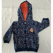 Resim Miniworld Erkek Bebek Neon Ayıcık Hırka 6-18 Ay Kot Melanj 