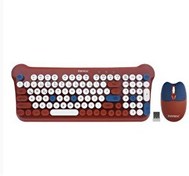 Resim Everest KM-6244 Bunny Renkli Tuşlu Kahverengi 2.4 ghz - BT Kablosuz Q Multimedia Klavye - Mouse Set 