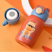 Resim Jiangmeng Yeni 316 Paslanmaz Çelik Çocuk Yalıtım Kabı Taşınabilir Ilkokul Öğrencileri Büyük Kapasiteli Su Bardağı Anaokulu Çizgi Film Bardağı (Yurt Dışından) 