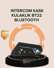Resim Bluetooth 5.0 Motosiklet Kask Kulaklık Eller Serbest Ve Müzik Özellikli 