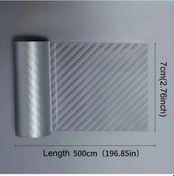 Resim Topnotch Dayanıklı Karbon Fiber Araç Eşik Koruması Çizilmeyece Çarpmaya Karşı 196cm 