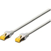 Resim Beek Bc-S6A020 Cat6A 2 Mt S/Ftp Lsoh Awg26 Gri Patch Cord Kablo 