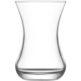 Resim LAV Demet Cam Çay Bardağı 6 Kişilik 135 ml 