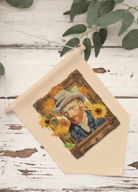 Resim Mutfak Duvar Dekoru, Pinterest Oda Dekoru, Van Gogh Sanat Serisi, Kanvas Flama Duvar Örtüsü NO:457 - Renkli - 2 / 30 x 40 