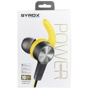 Resim Syrox Bluetooth'lu Mıknatıslı Kulak Içi Spor Kulaklık Çift Bataryalı Syx-s32-sarı 