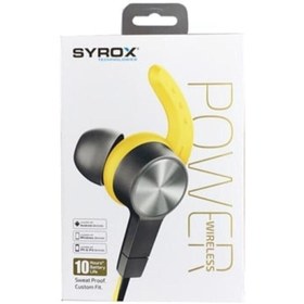 Resim Syrox Bluetooth'lu Mıknatıslı Kulak Içi Spor Kulaklık Çift Bataryalı Syx-s32-sarı 